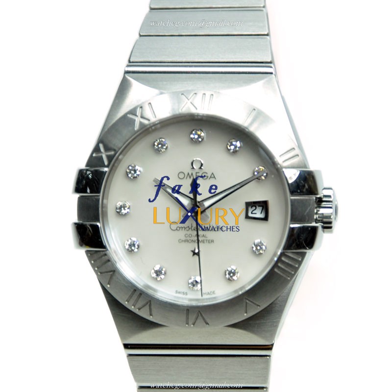 Omega 123.10.31.20.55.001 CONSTELLATION Automatic - White Dial - Stainless Steel - Replica Watch - Luxury Replica Watch