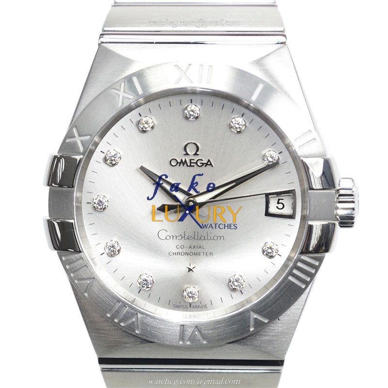 Omega Constellation 123.10.38.21.52.001 | Automatic | Steel | Silver Dial | Replica Watch - Luxury Replica Watch