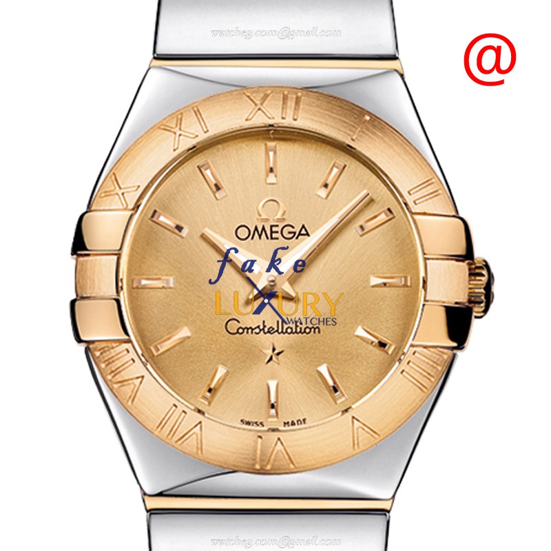 Omega 123.20.27.60.08.002 CONSTELLATION Quartz 18kt Gold & Steel - Replica Watch - 1:1 Luxury - Luxury Replica Watch