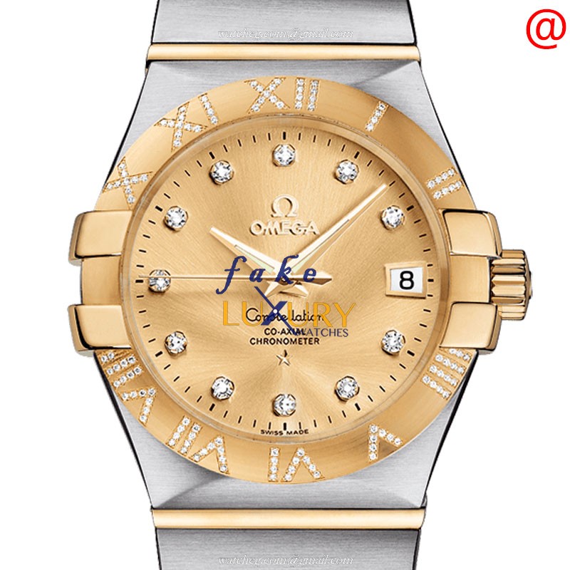Omega 123.25.35.20.58.002 CONSTELLATION | Auto | 18kt Gold Steel Case | Replica Watch - Luxury Replica Watch