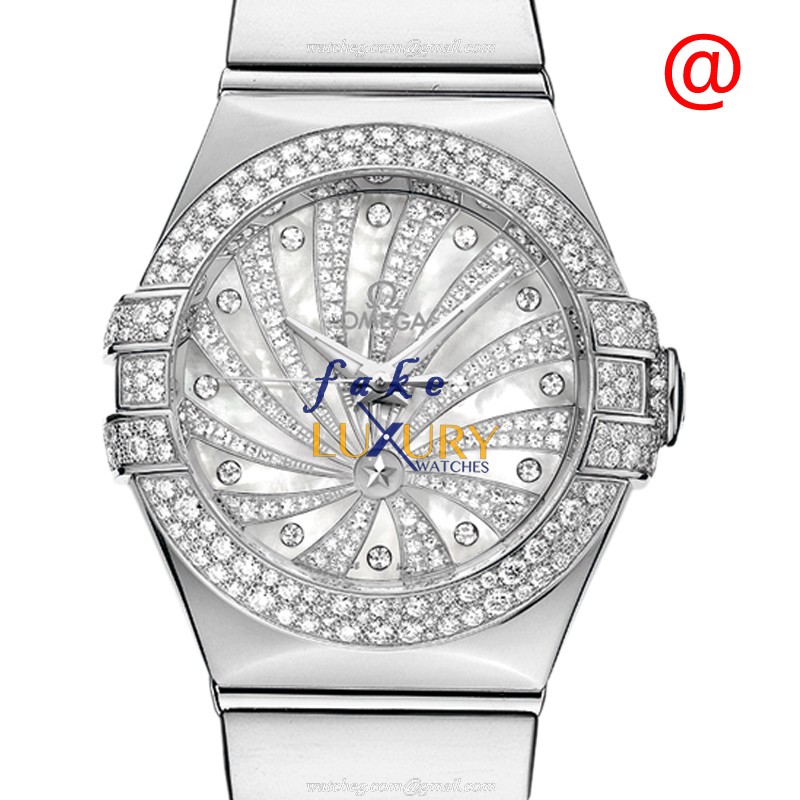 Omega 123.55.31.20.55.011 Constellation | 18kt White Gold Diamond | Automatic | Replica Watch - Luxury Replica Watch