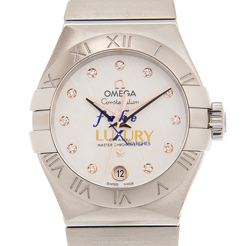 Omega 127.10.27.20.52.001 Constellation Replica, Swiss Auto Movement, 27mm Stainless Steel Case - Luxury Replica Watch