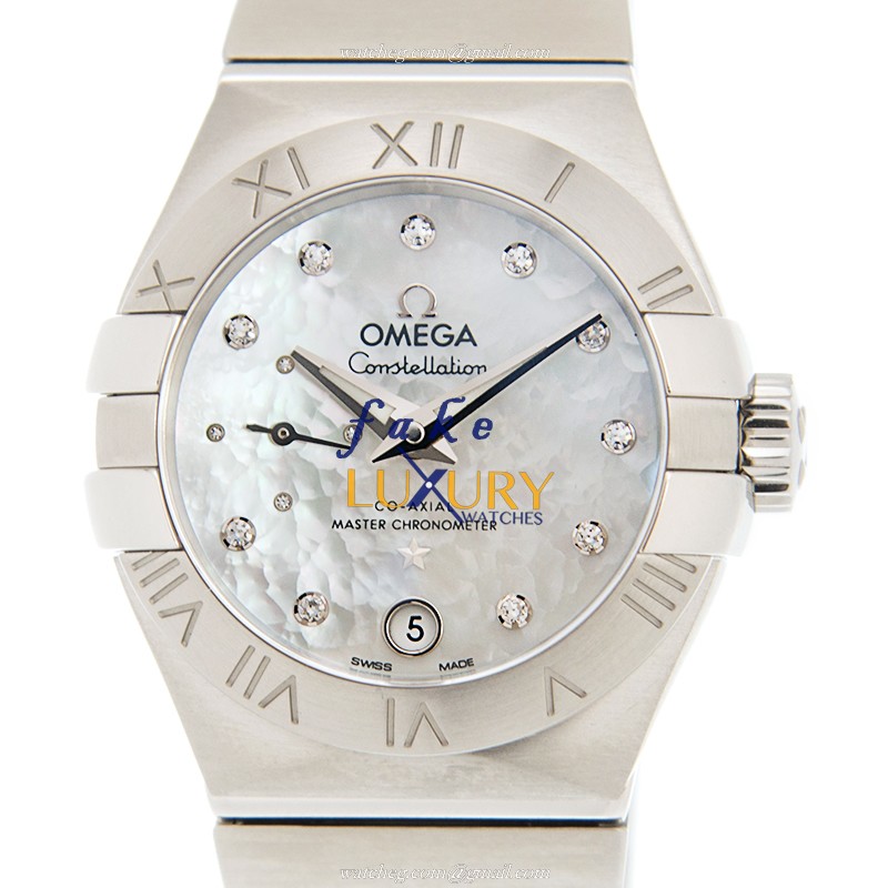 Omega 127.10.27.20.55.001 Constellation Automatic Stainless Steel Replica Watch - Swiss Movement - Luxury Replica Watch