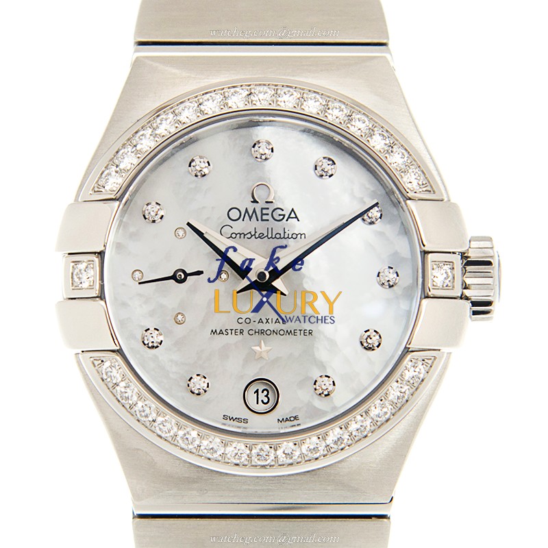 Omega 127.15.27.20.55.001 CONSTELLATION Automatic Stainless Steel - White Dial - Replica Watch - Luxury Replica Watch
