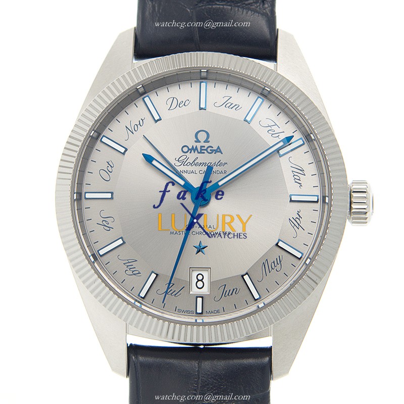 Omega Constellation 130.33.41.22.06.001 Replica Watch, Automatic, Gray Dial, Steel Case, Blue - Luxury Replica Watch