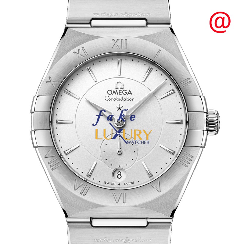 Omega 131.10.34.20.02.001 CONSTELLATION Automatic Steel | Silver Dial | Folding Clasp Replica Watch - Luxury Replica Watch