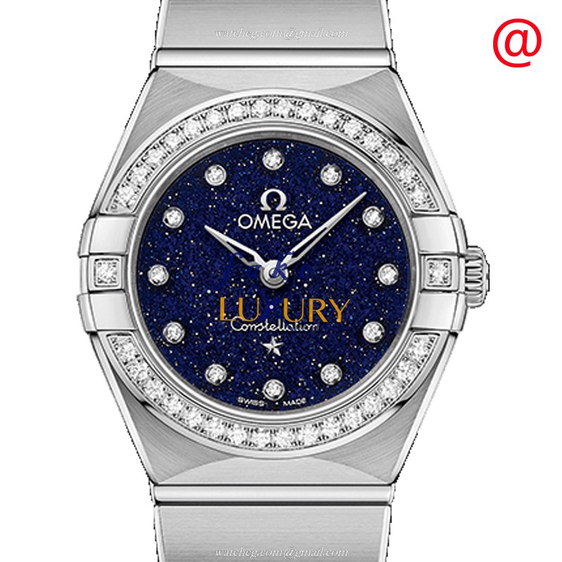 Omega 131.15.25.60.53.001 Replica Quartz Diamond Chrono Omega Watch, Stainless Steel Band - Luxury Replica Watch