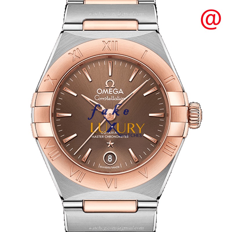- OMGA-13120-29-20-13-001 AUTO 18kt ROSE GOLD & STEEL REplica Watch - Luxury Replica Watch