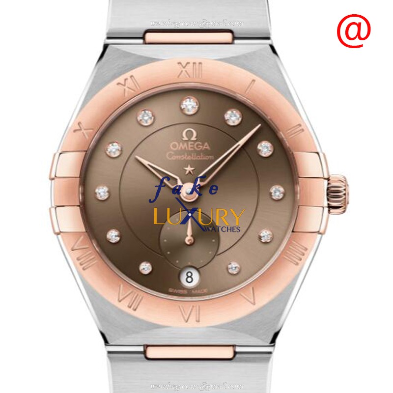 Omega Constellation 131.20.34.20.63.001 - Replica Watch - Brown Dial - Automatic - Stainless Steel - Luxury Replica Watch