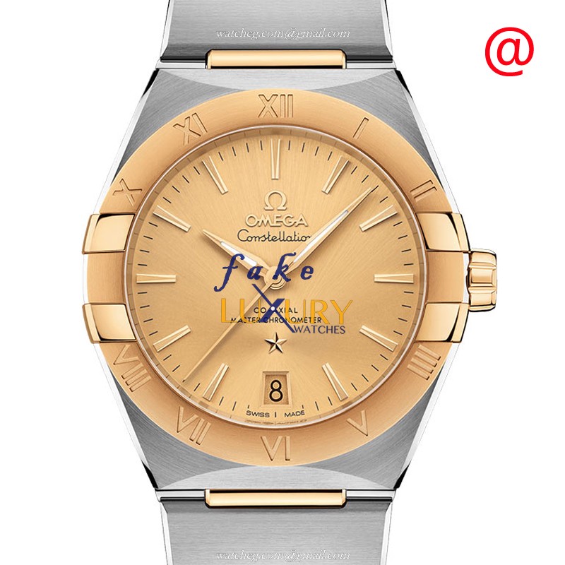 Omega 131.20.36.20.08.001 Constellation Automatic 18kt Gold & Steel Replica Watch - Luxury Replica Watch