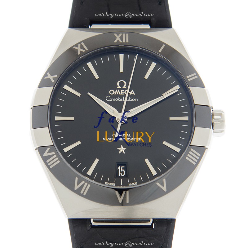 Omega Constellation 131.33.41.21.01.001 Automatic Black Dial Stainless Steel Replica Watch - Luxury Replica Watch