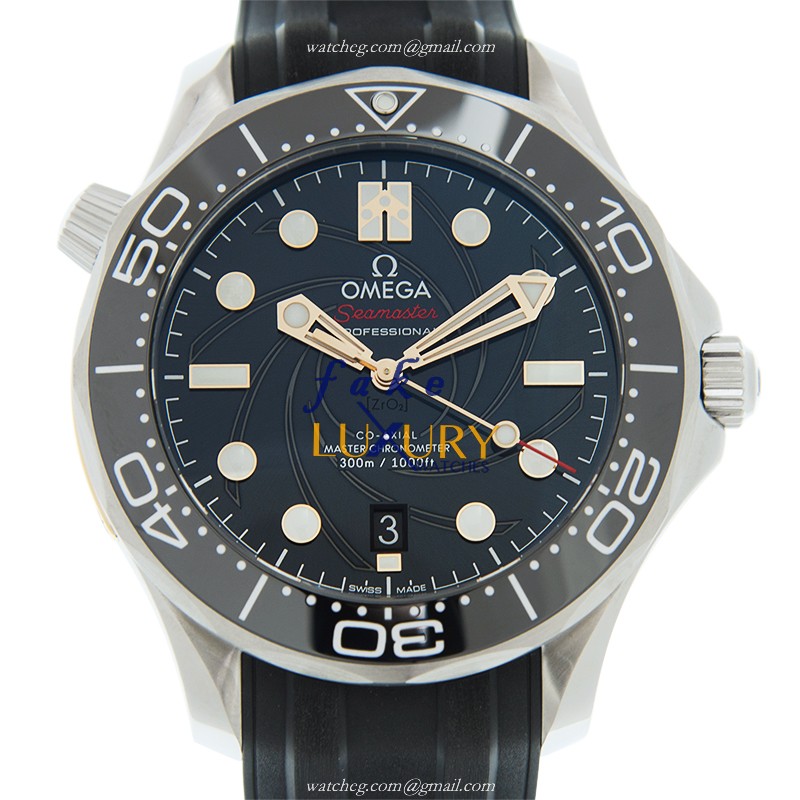Omega 210.22.42.20.01.004 SEAMASTER Automatic Ceramic | Steel Case | Black Dial Replica Watch - Luxury Replica Watch