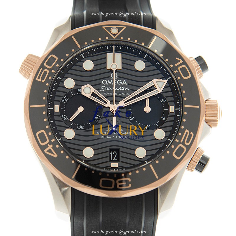 Omega Replica Watch 210.22.44.51.01.001 Automatic 18kt Rose Gold & Steel Case 44mm - Luxury Replica Watch