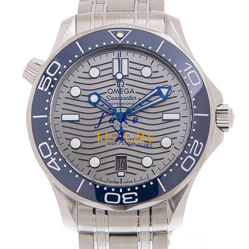 Omega Seamaster 210.30.42.20.06.001 Replica Watch, Automatic Movement, Gray Dial, Steel Bracelet - Luxury Replica Watch