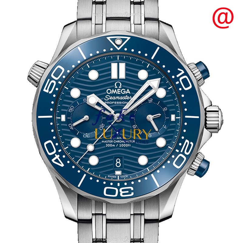 Omega 210.30.44.51.03.001 SEAMASTER Automatic Stainless Steel Replica Watch - Blue Dial, Silver - Luxury Replica Watch