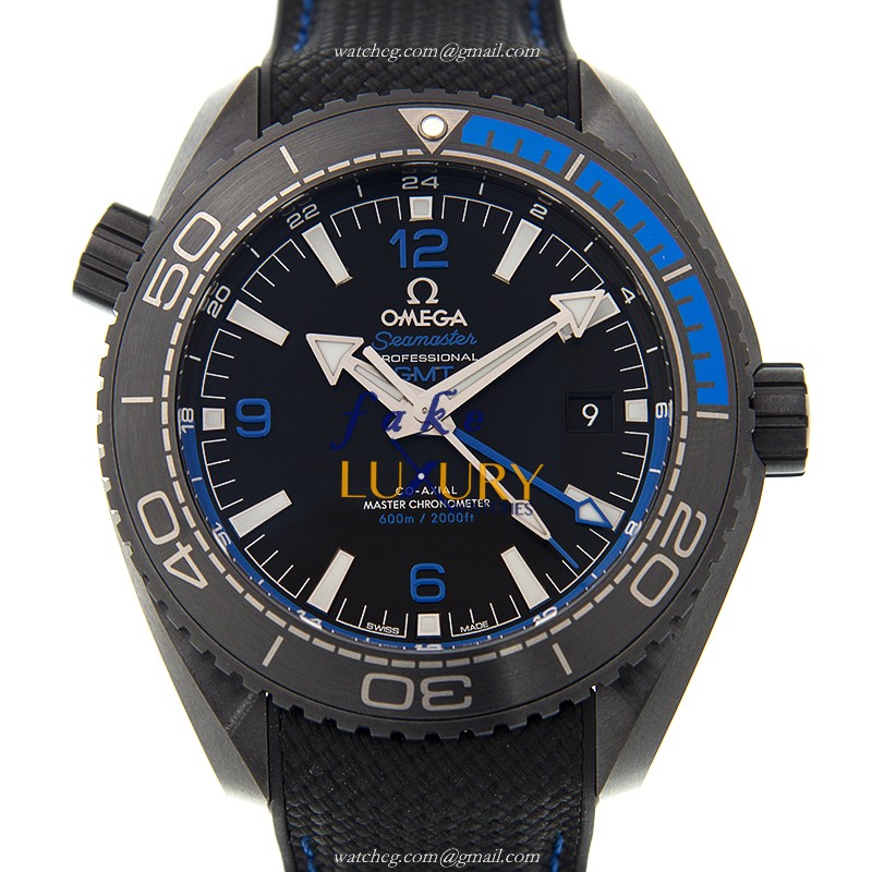 Omega Seamaster 215.92.46.22.01.002 - Automatic - Black Dial - Ceramic - Rubber Strap - Replica - Luxury Replica Watch