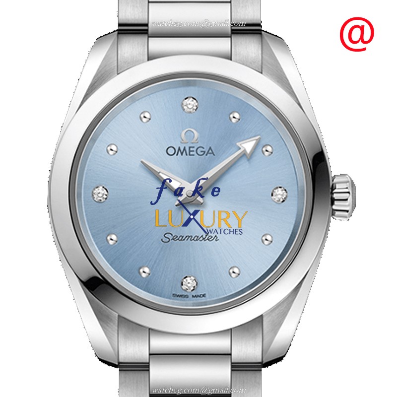 Omega Seamaster 220.10.28.60.53.001 Replica Watch Blue Dial Quartz Stainless Steel Bracelet - Luxury Replica Watch