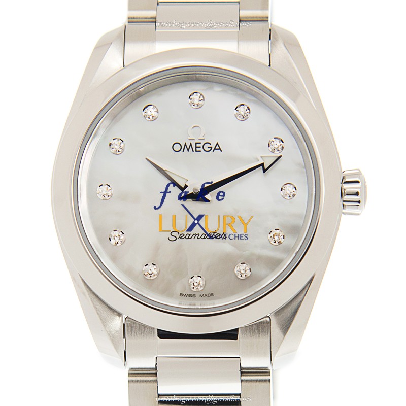 Omega SEAMASTER Quartz Replica Watch 220.10.28.60.55.001 Silver Dial Stainless Steel Case - Luxury Replica Watch