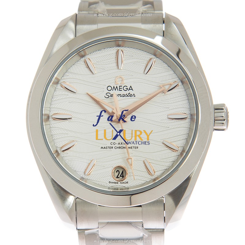 Omega Seamaster 220.10.34.20.02.001 Replica Watch With Automatic Movement, Silver Dial, Steel - Luxury Replica Watch