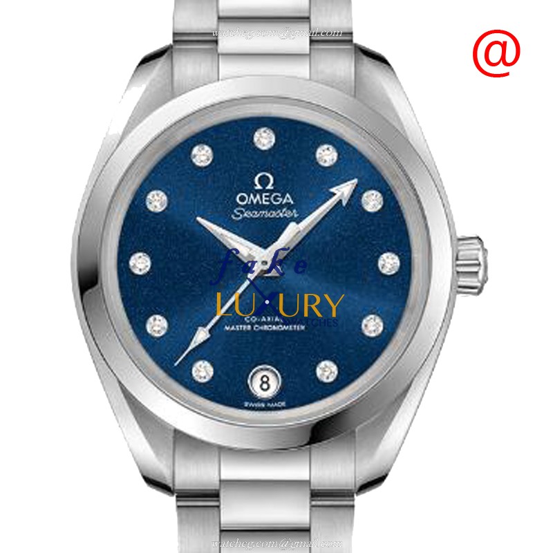 Omega 220.10.34.20.53.001 SEAMASTER Automatic Steel Blue Dial Silver Strap Replica Watch - Luxury Replica Watch
