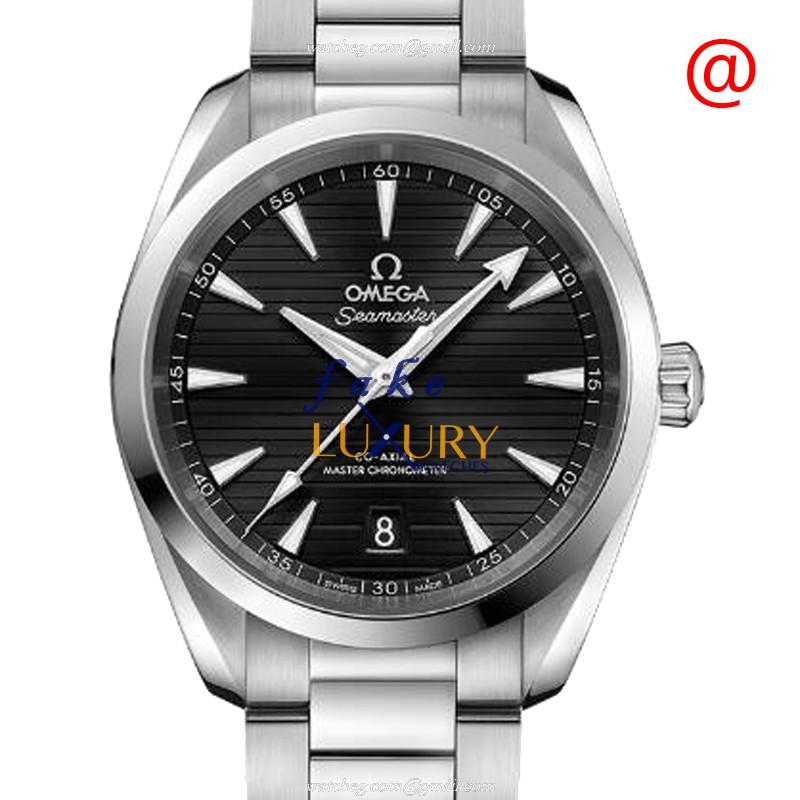 Omega SEAMASTER 220.10.38.20.01.001 Replica Watch, Auto Movement, 38mm SS Case, Black Dial, Silver - Luxury Replica Watch
