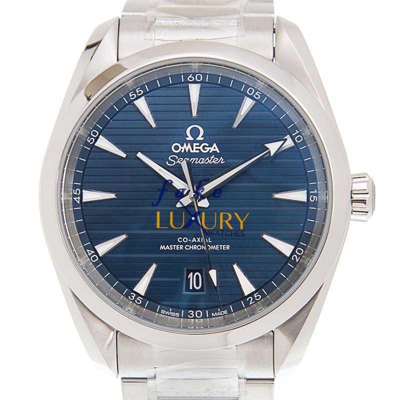 Omega SEAMASTER Automatic Replica Watch 220.10.38.20.03.001 - Blue Dial, Stainless Steel Case - Luxury Replica Watch