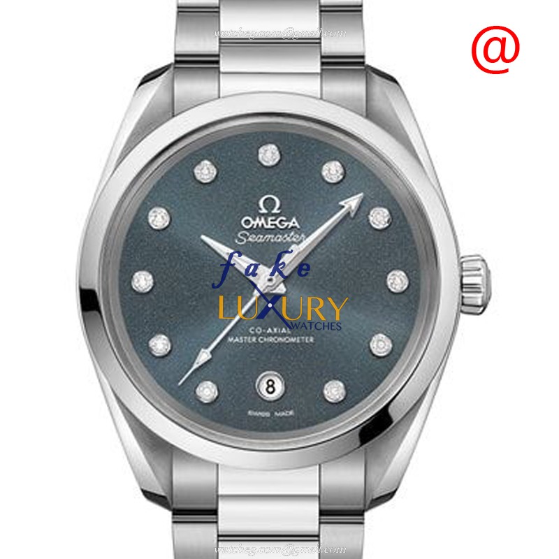 -220.10.38.20.53.001-SEAMASTER Automatic Replica Watch - Blue Dial - Stainless Steel Case - Luxury Replica Watch