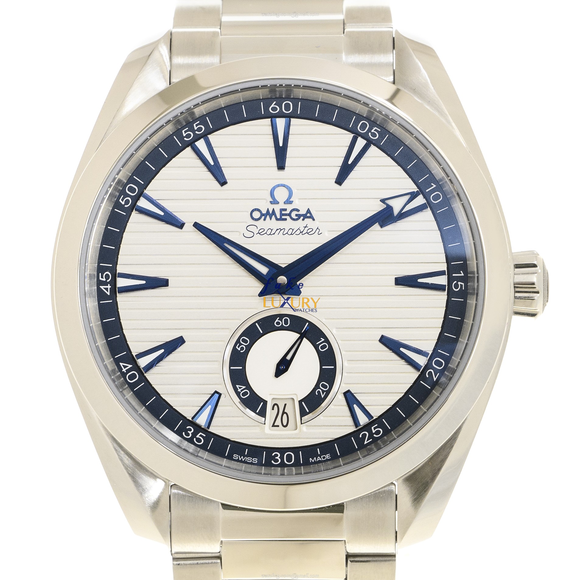 Omega Seamaster Replica 220.10.41.21.02.004 Automatic Silver Dial Steel Watch - Luxury Replica Watch