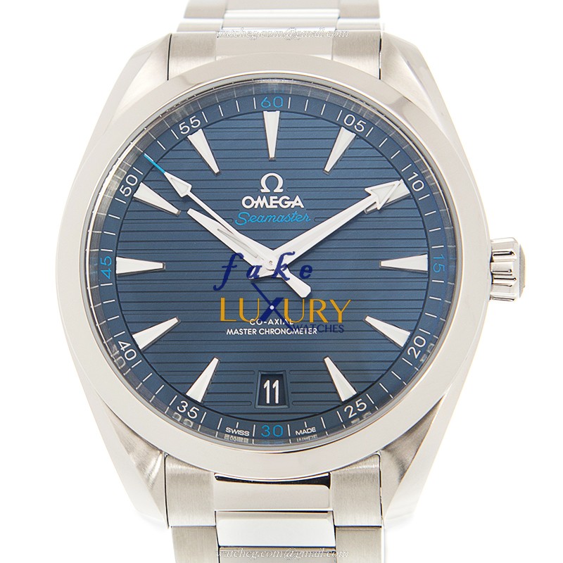 Omega Seamaster 220.10.41.21.03.001 Automatic Blue Dial Stainless Steel Replica Watch - Luxury Replica Watch