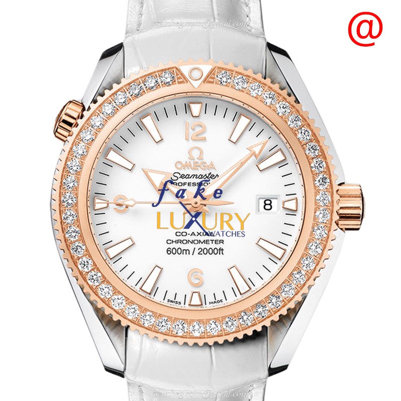 Omega 222.28.42.20.04.001 SEAMASTER - Automatic - 18kt Rose Gold & Diamonds - Replica Watch - 42mm - Luxury Replica Watch