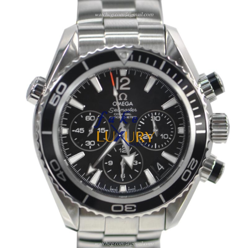 Omega 222.30.38.50.01.001 SEAMASTER Automatic Stainless Steel Replica Watch, 37.5mm Case, Black - Luxury Replica Watch