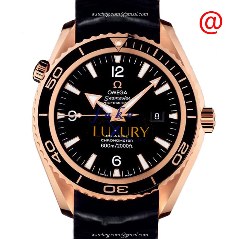 Omega 222.63.46.20.01.001 SEAMASTER Automatic 18kt Rose Gold Replica Watch - Luxury Replica Watch