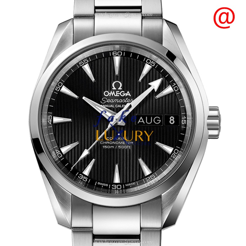 Omega 231.10.39.22.01.001 SEAMASTER Automatic Stainless Steel Replica Watch - Swiss Movement, Black - Luxury Replica Watch