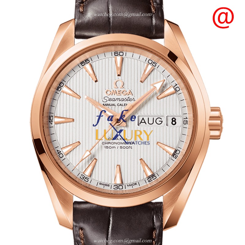 231.53.39.22.02.001 - Omega Seamaster Replica Watch 18kt Rose Gold Automatic Silver Dial - Luxury Replica Watch