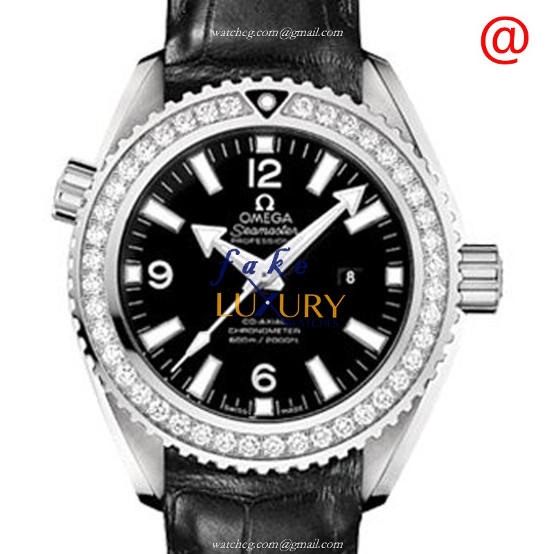 Omega 232.18.38.20.01.001 SEAMASTER Automatic Stainless Steel & Diamonds Replica Watch - 37.5mm - Luxury Replica Watch