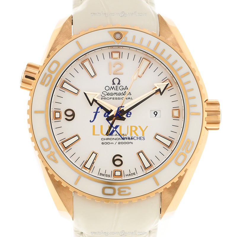 Omega Seamaster 232.63.38.20.04.001 Replica Watch, Automatic Movement, 18kt Rose Gold & Ceramic - Luxury Replica Watch