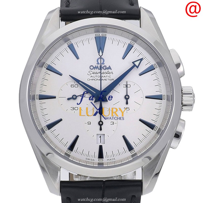 Omega 2812.30.31 | Automatic | Steel Case | White Dial | Black Alligator Strap Replica Watch - Luxury Replica Watch