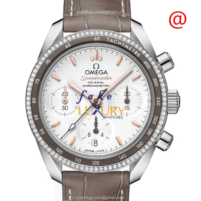 Omega 324.38.38.50.02.001 Automatic Swiss Movt. Stainless Steel & Diamond Dial Replica Watch - Luxury Replica Watch