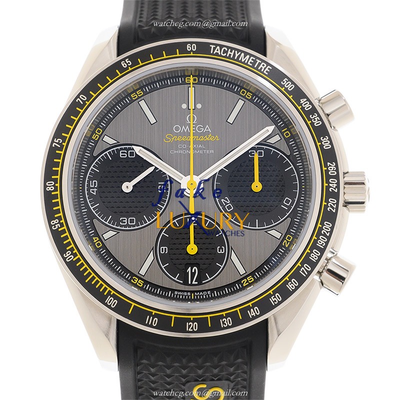 Omega Speedmaster 326.32.40.50.06.001 Replica Watch, Automatic, Black Dial, Steel Case, Rubber Strap - Luxury Replica Watch