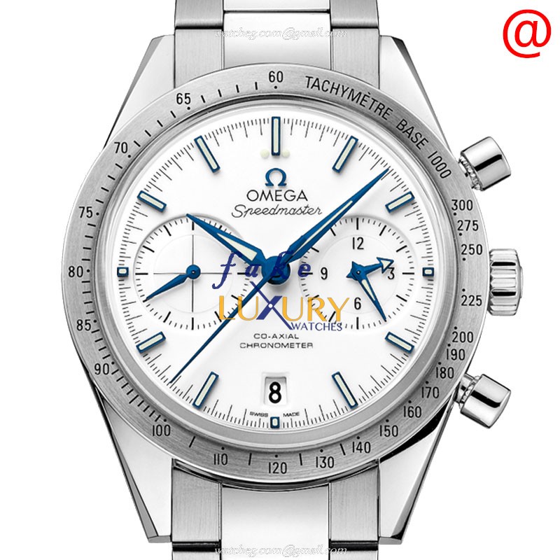 Omega 331.90.42.51.04.001 Replica Watch - Swiss Automatic - Stainless Steel & Titanium Case - White - Luxury Replica Watch