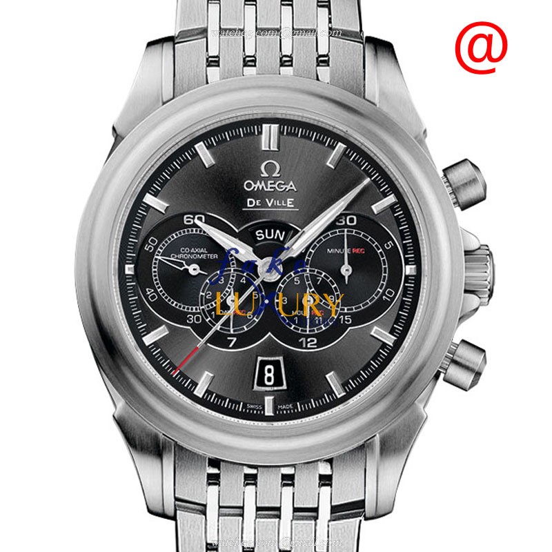 Omega 422.10.44.51.06.001 DE VILLE Automatic Stainless Steel Replica Watch, Swiss Movement, Gray - Luxury Replica Watch