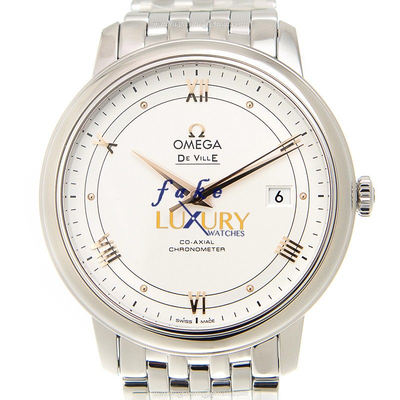 Omega De Ville 424.10.40.20.02.002 Automatic Blue Dial Stainless Steel Replica Watch - Luxury Replica Watch