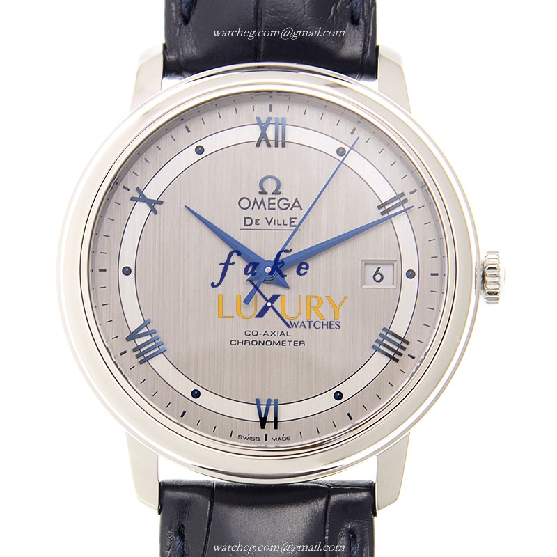 Omega 424.13.40.20.02.003 DE VILLE Automatic Stainless Steel Replica Watch - Swiss Movement, Silver - Luxury Replica Watch