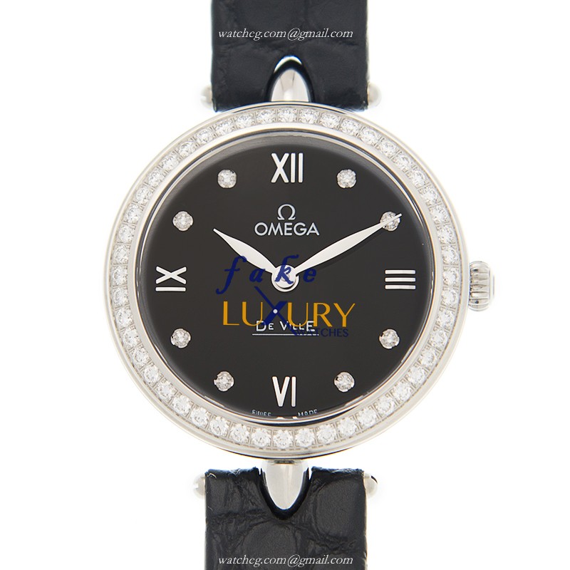 Omega 424.18.27.60.51.001 DE VILLE Quartz - Replica Watch - Stainless Steel - Automatic - 27.4mm - Luxury Replica Watch