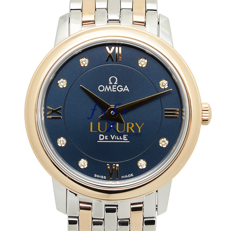 Omega 424.20.27.60.53.001 Quartz 18kt Rose Gold & Steel Case Replica Watch | Automatic | Luxury - Luxury Replica Watch