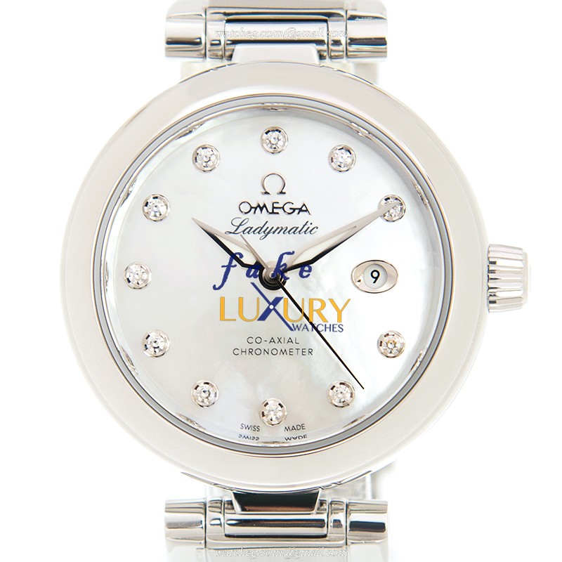Omega 425.30.34.20.55.002 Automatic Stainless Steel White Dial Replica Watch - Luxury Replica Watch
