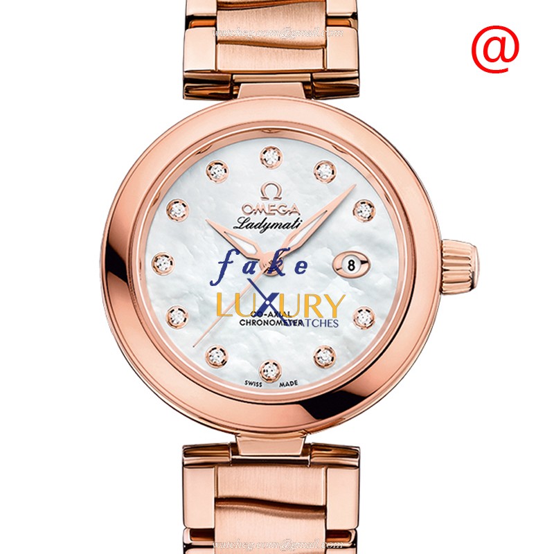 -425.60.34.20.55.004-OMEGA-Replica-Automatic-18kt-Rose-Gold-Watch - Luxury Replica Watch