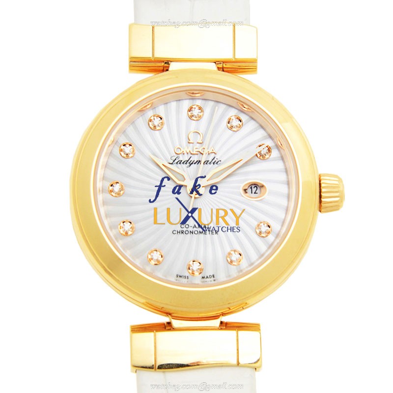 Omega 425.63.34.20.55.001 | Automatic | 18kt Rose Gold Steel | White Dial | Replica Watch - Luxury Replica Watch
