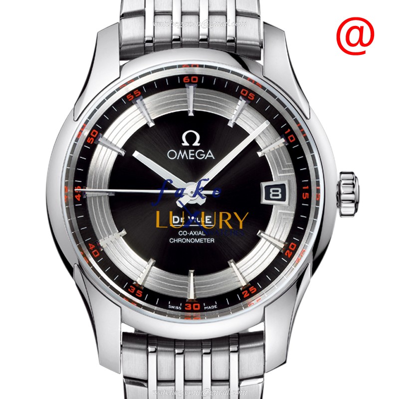Omega De Ville 431.30.41.21.01.001 Automatic Stainless Steel Black Dial Silver Bracelet Replica - Luxury Replica Watch