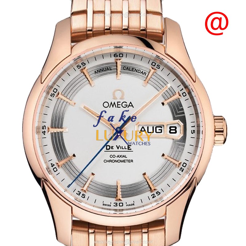 Omega 431.60.41.22.02.001 | Swiss Automatic | 41mm 18kt Rose Gold | Silver Dial | Replica Watch - Luxury Replica Watch